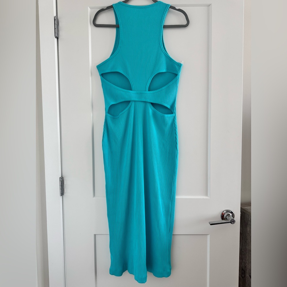 NWT H&M Turquoise Backless Dress